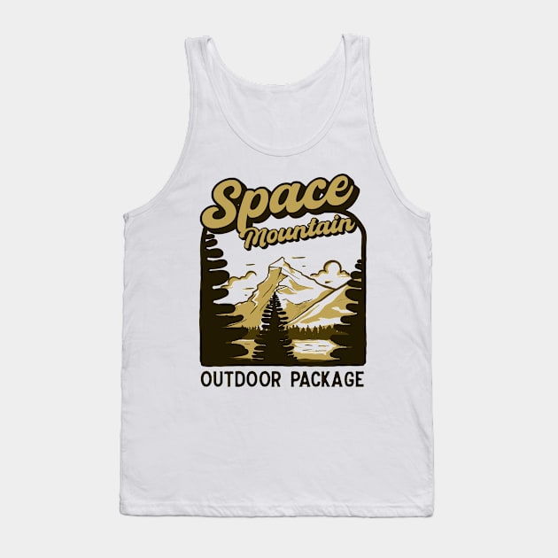 Space Mountain Outdoor package Tank Top by Riza Budiarto